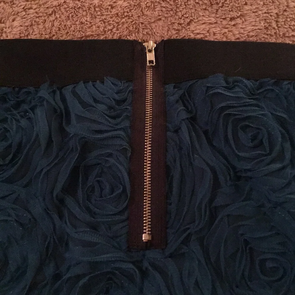 torrid Navy Blue Rosette Pencil Skirt